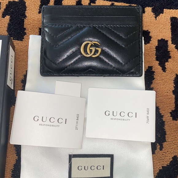 GUCCI MARMONT CARD CASE - Picture 2 of 10